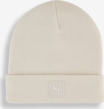 PUMA Athletic Hat 'Essentials' in White: front