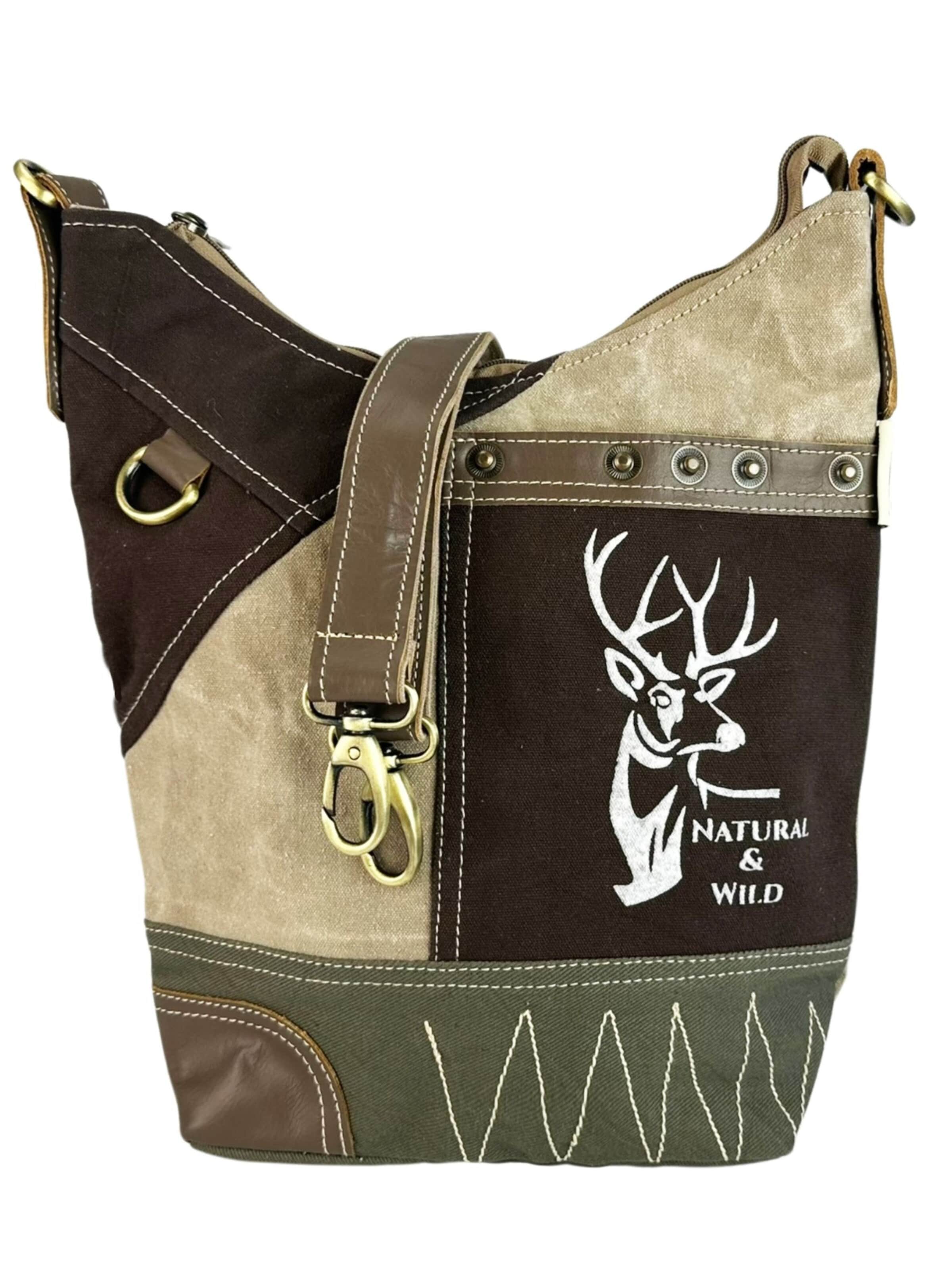 Sunsa Crossbody Bag 'Sunsa' in Brown: front
