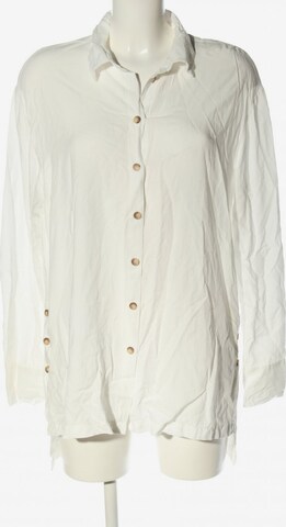 Liebesglück Oversized Bluse in XS in White: front