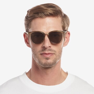 LE SPECS Okulary przeciwsłoneczne 'Bandore' w kolorze złoty