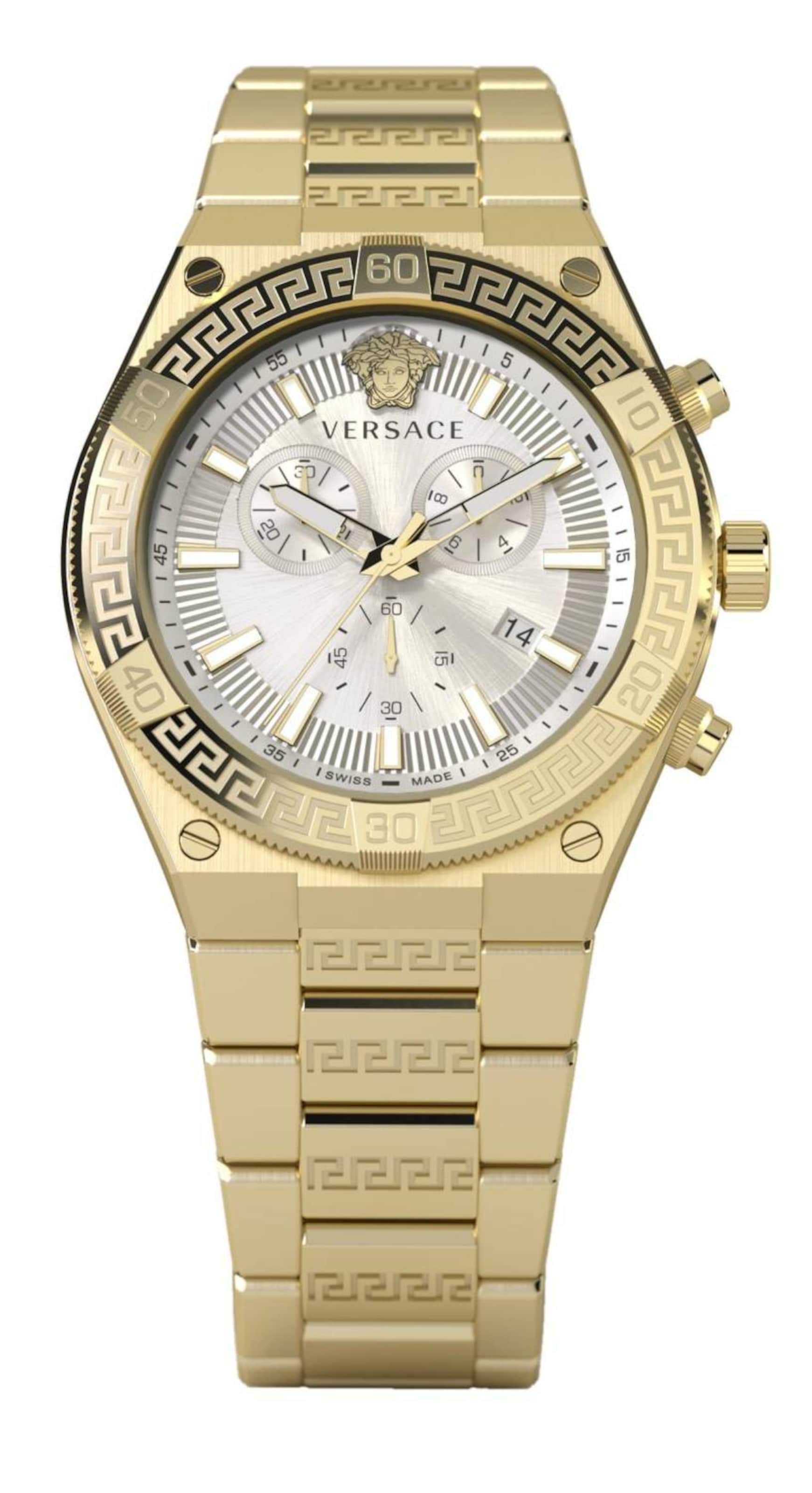VERSACE Analoog horloge in de kleur Goud / Wit, Productweergave