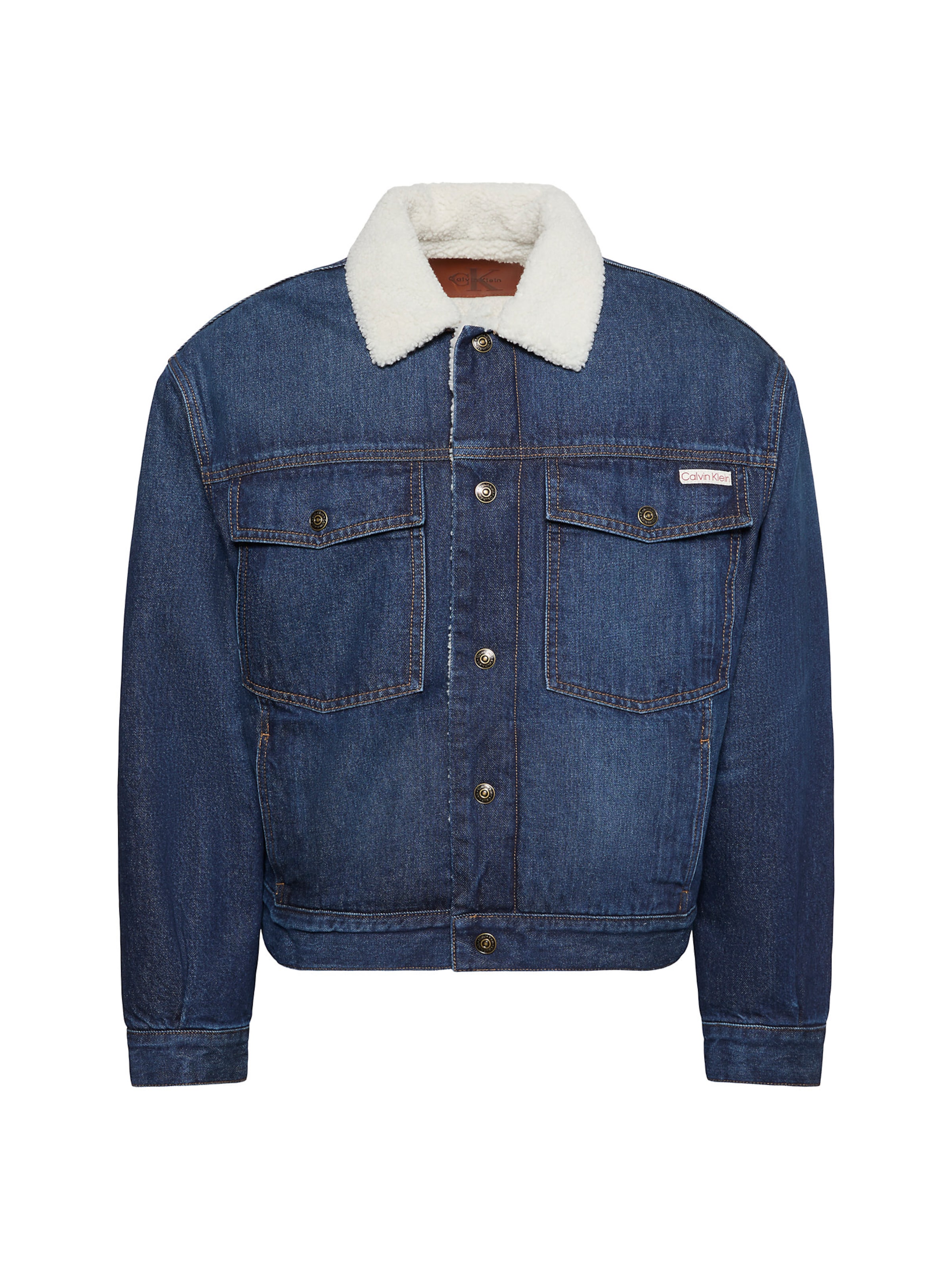 Calvin Klein Jeans Regular Between-season jacket in Blue: front