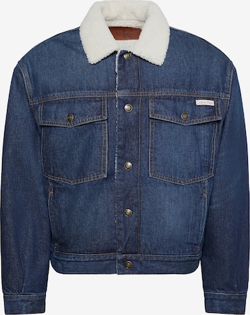 Calvin Klein Jeans Štandardný strih Prechodná bunda - Modrá: predná strana