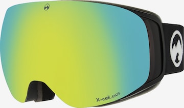 Mowmow Sportgerät 'MowMow GRAVITY Ski Goggles - Free Bonus Lens - Magnetic - ECO: Bioresin Frame & Recycled - UV400 - Unisex' in Gold: Vorderseite