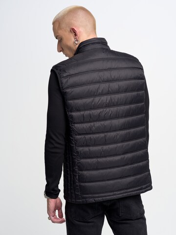 BIG STAR Bodywarmer ' JAXOON ' in Zwart