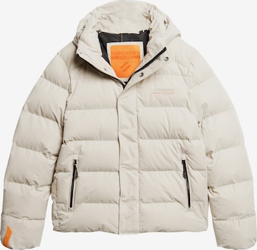 Superdry Winter Jacket in White: front