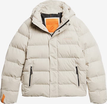 Superdry Winterjas in Wit: voorkant