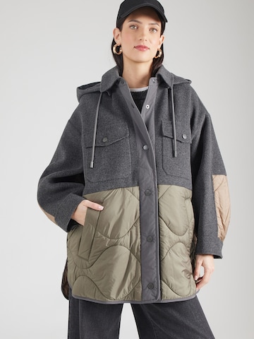 Weekend Max Mara Φθινοπωρινό και ανοιξιάτικο μπουφάν 'DOSSOLA' σε γκρι: μπροστά