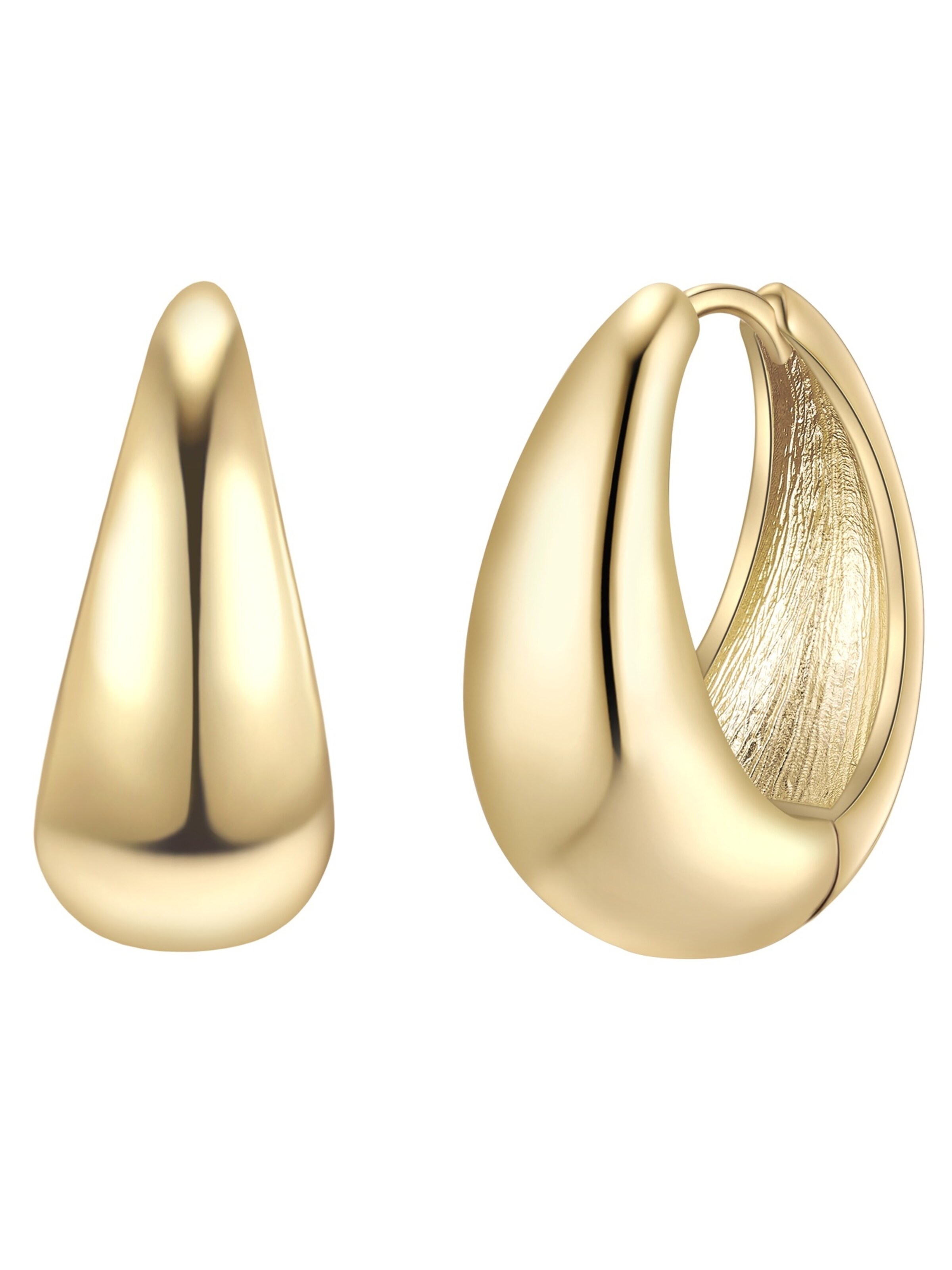 Yokoamii Earrings in Gold: front