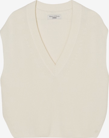 Pull-over Marc O'Polo DENIM en blanc : devant