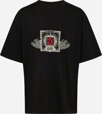 T-Shirt 'Deytimo' HUGO Red en noir : devant