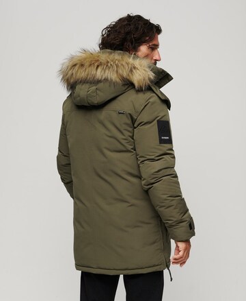 Parka d’hiver Superdry en vert