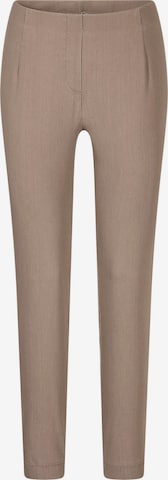 Goldner Pleat-front jeans 'Louisa' in Beige: front