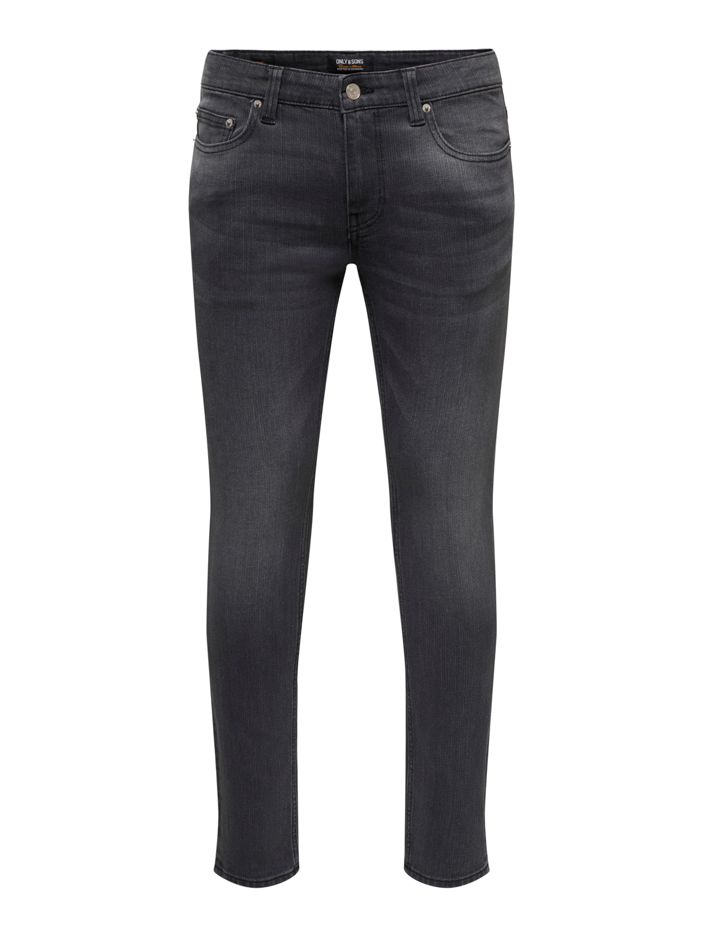 Skinny Jean 'ONSWARP' Only & Sons en noir : devant