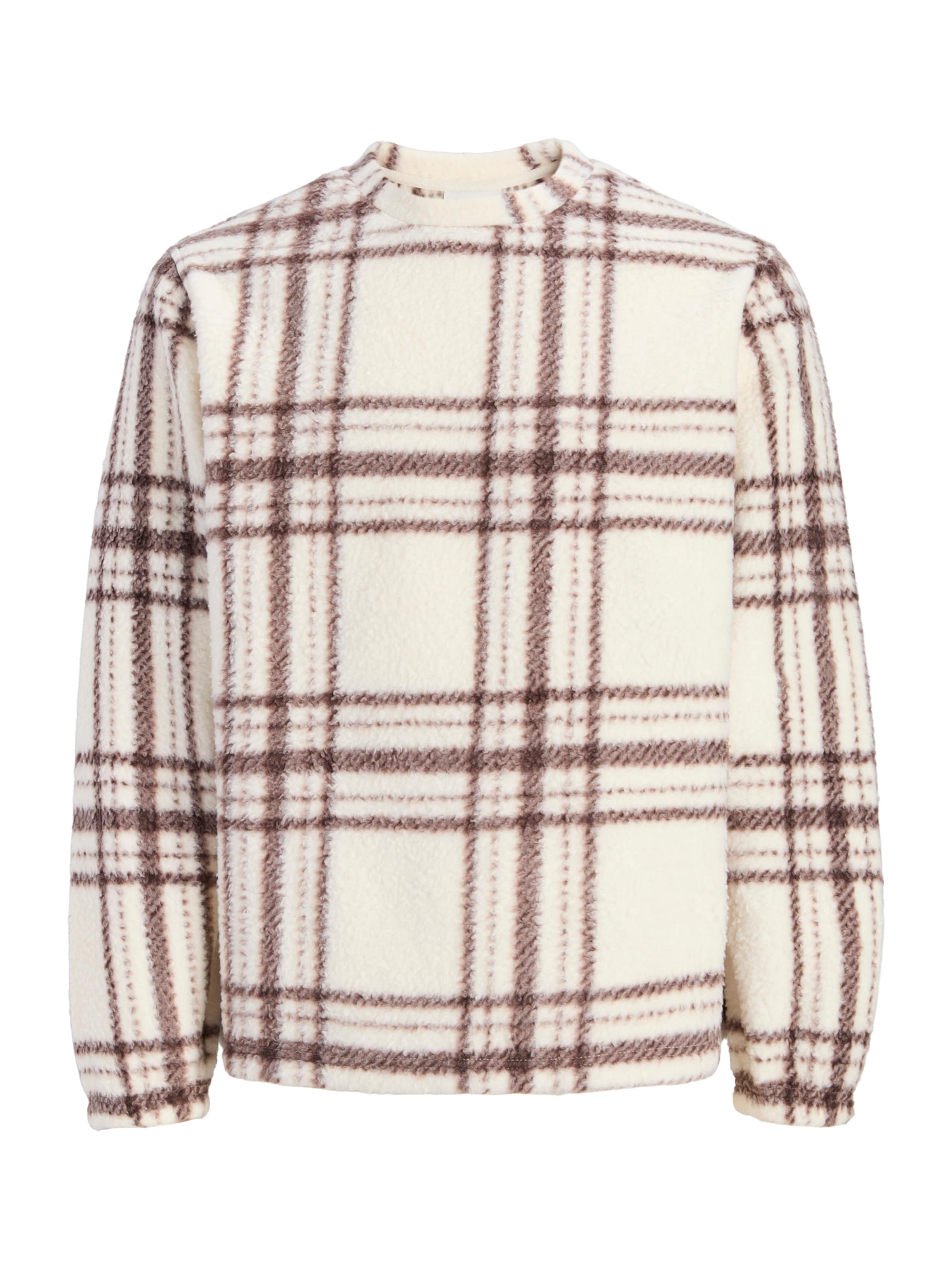 barna / fehér JACK & JONES Pulóver 'JORSEBASTIAN' - S, Termék nézet