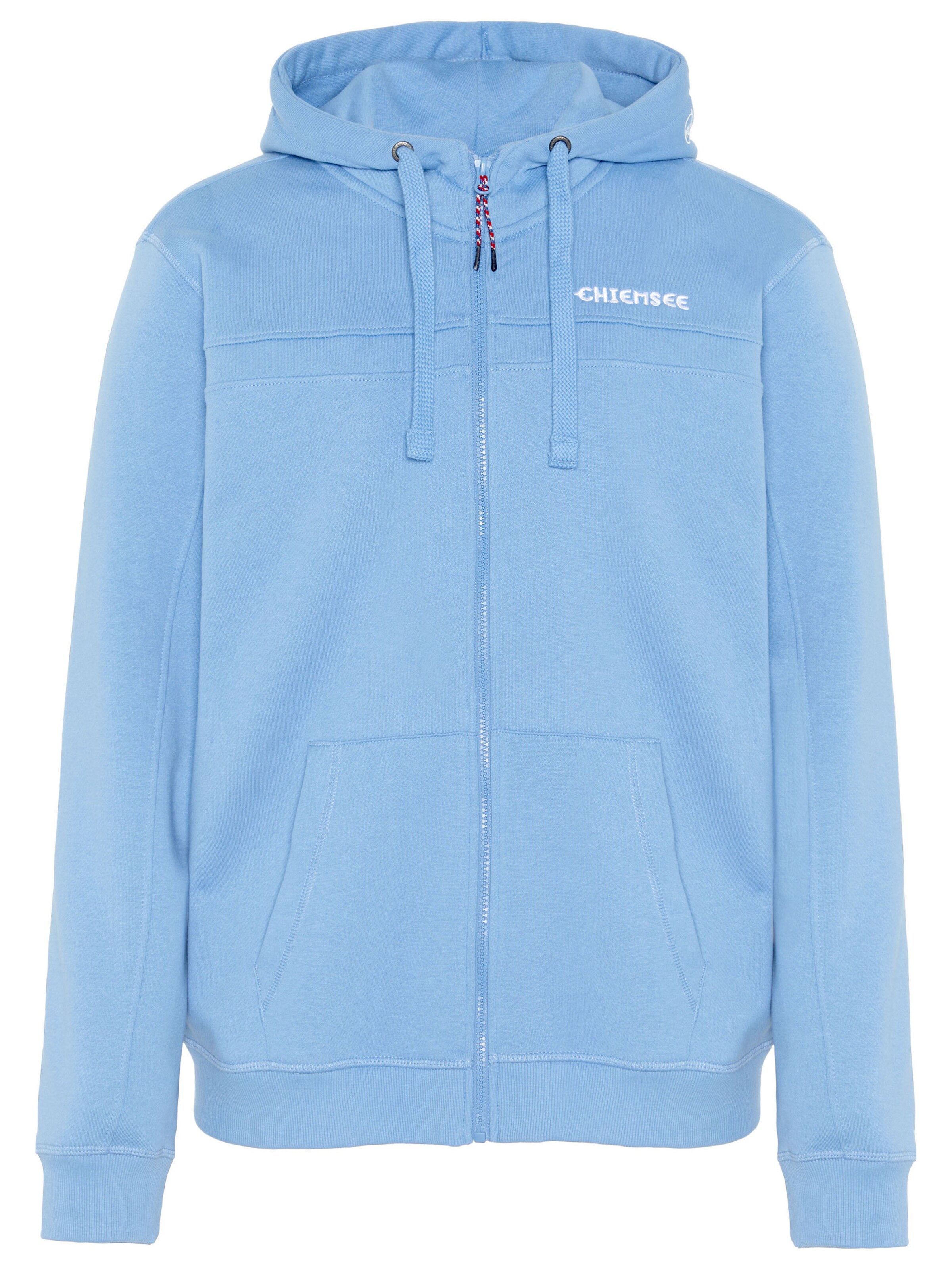 CHIEMSEE Zip-Up Hoodie in Blue: front