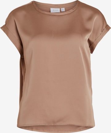 Vila Petite T-shirt i brun: framsida