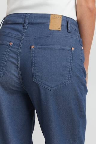 PULZ Jeans Regular Jeans in Blauw