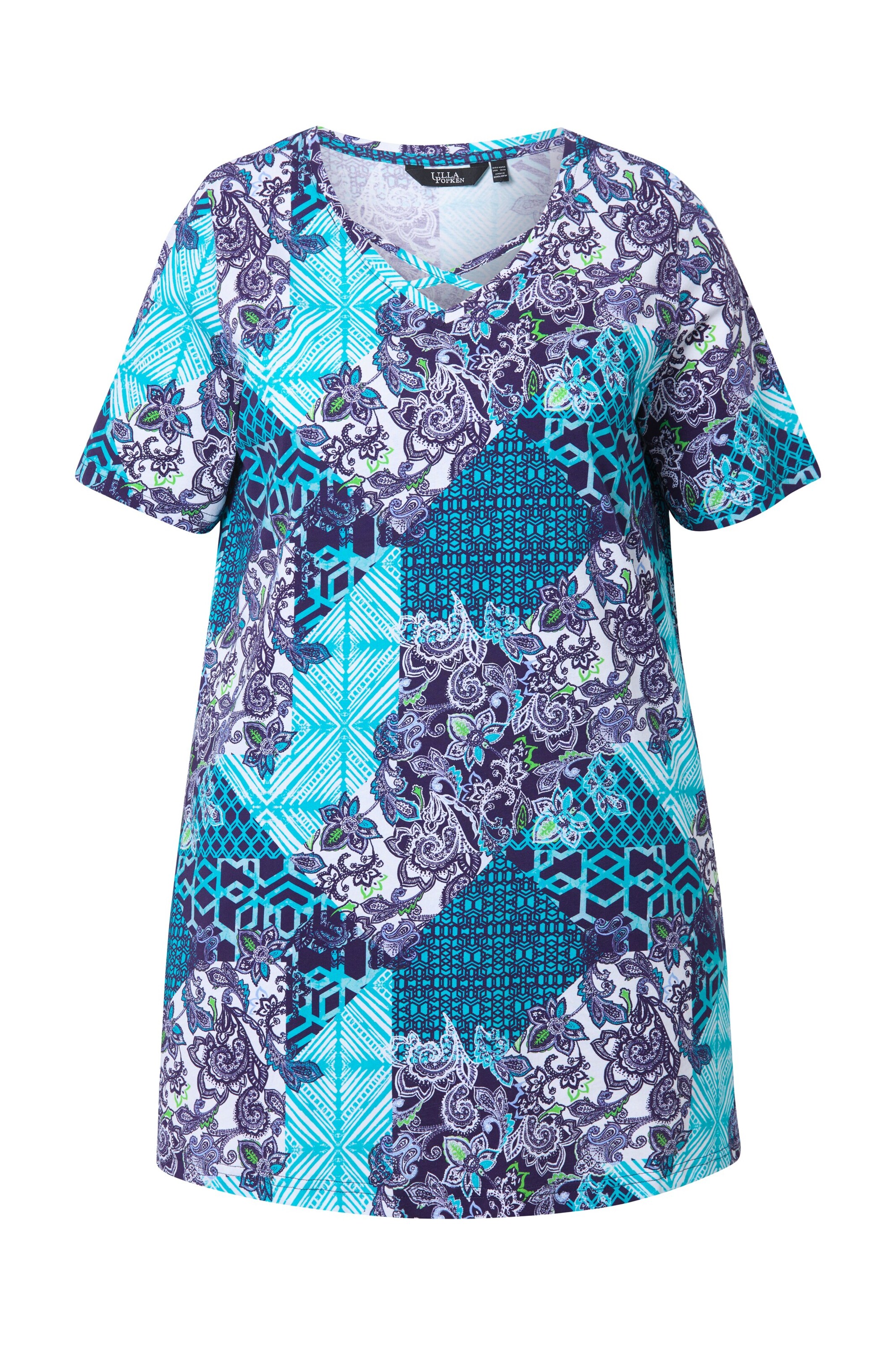 Ulla Popken Shirt in Blau: Vorderseite
