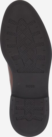 BOSS - Botas chelsea 'Calev' em castanho