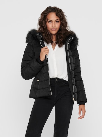 ONLY Winter Jacket 'Camilla' in Black: front