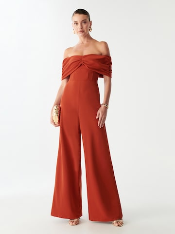 BWLDR Kombinezon 'Amalie' w kolorze czerwony: przód