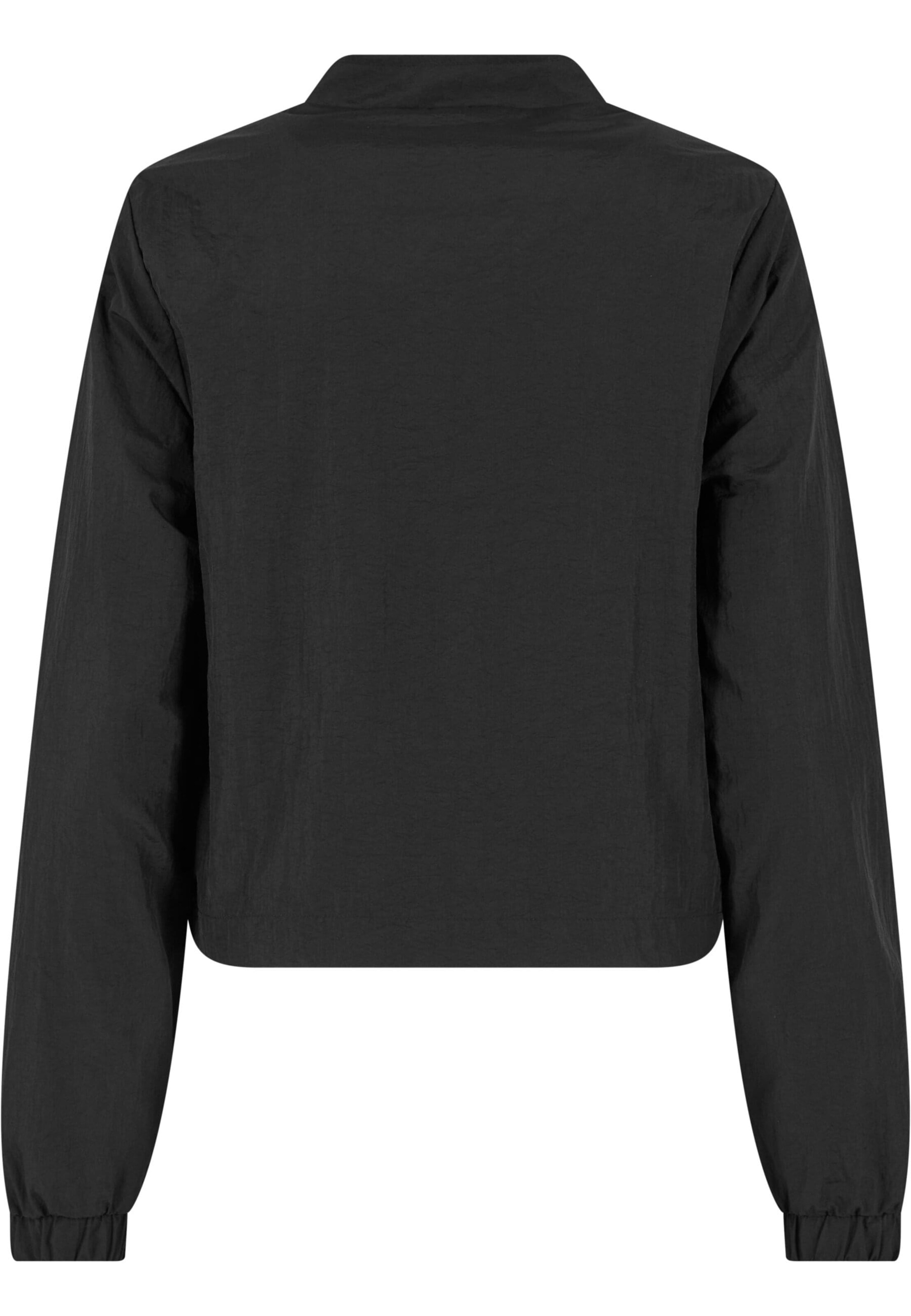 Urban Classics Ladies Short Crinkle Jacket ' ' in Schwarz