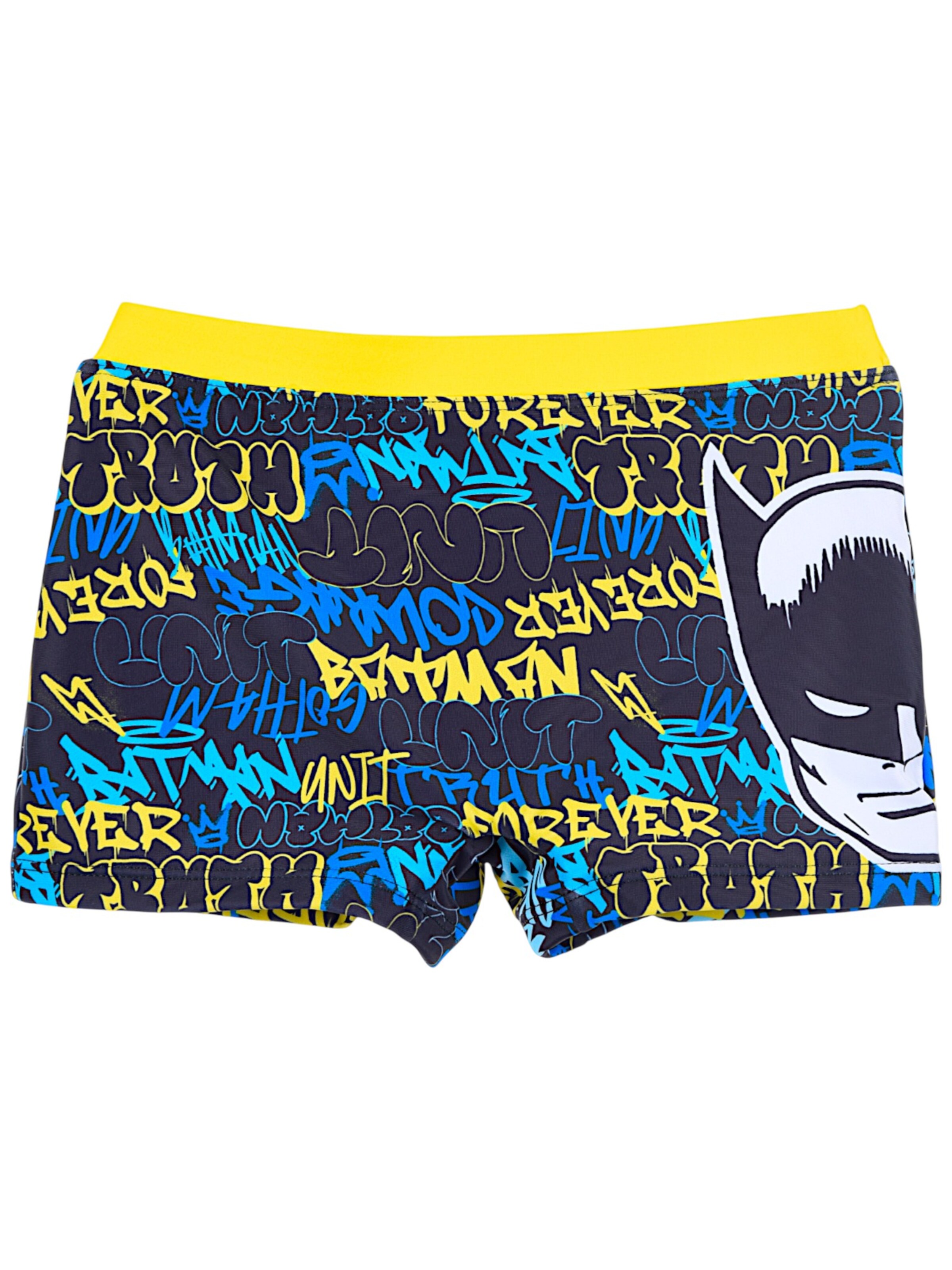 Batman Board Shorts 'Batman' in Yellow: front