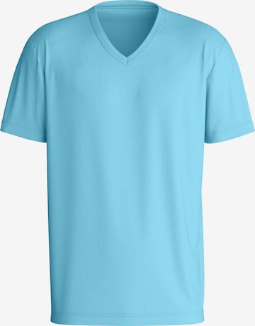CALIDA Shirt 'RMX Sleep Leisure' in Blau: Vorderseite
