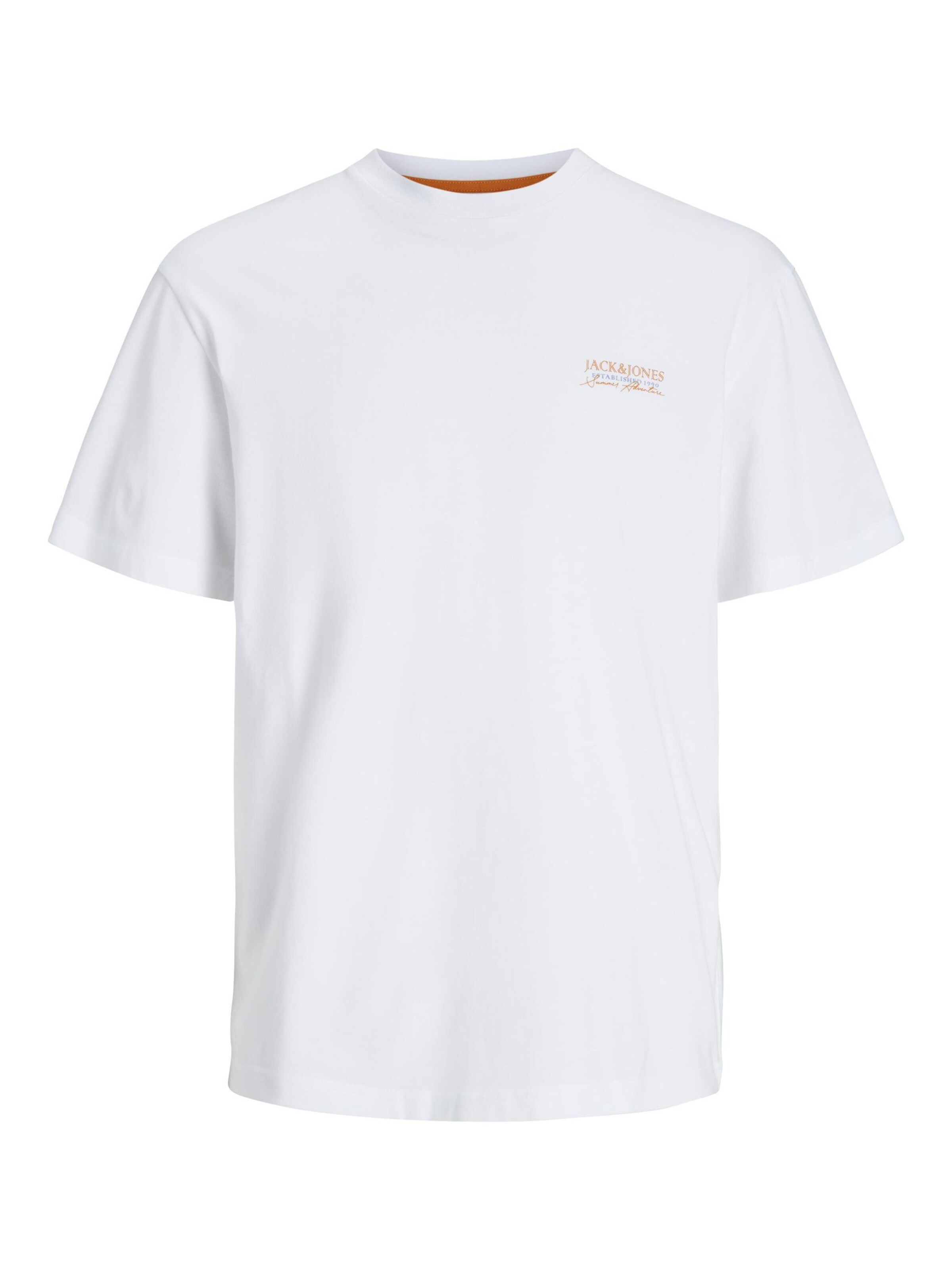 T-Shirt JACK & JONES en blanc : devant