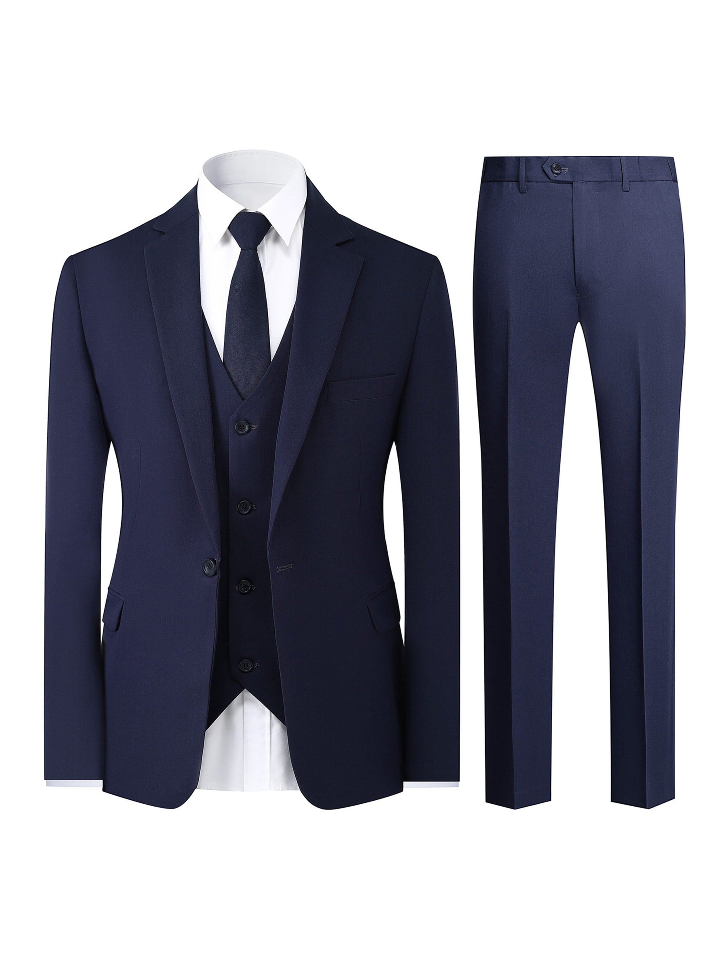 YOUTHUP Suit 'Stramm' in Blue: front