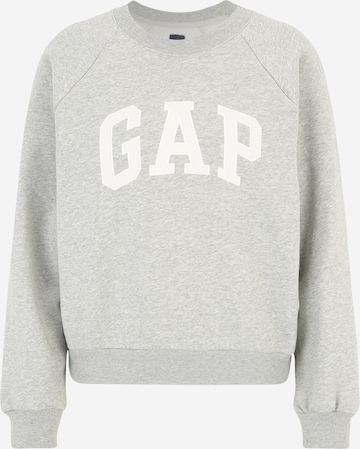 Sweat-shirt 'HOLIDAY' Gap Petite en gris : devant