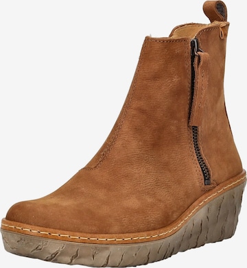 Bottines EL NATURALISTA en marron : devant