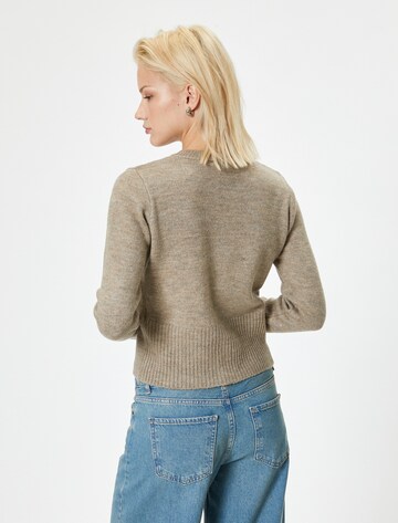 Koton Knit cardigan in Brown
