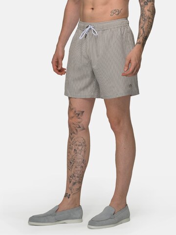 Shorts de bain 'Seersucker' Vercate en gris