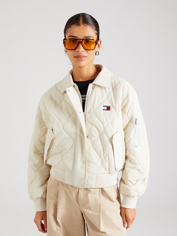 Tommy Jeans Tussenjas 'ONION' in Beige: voorkant