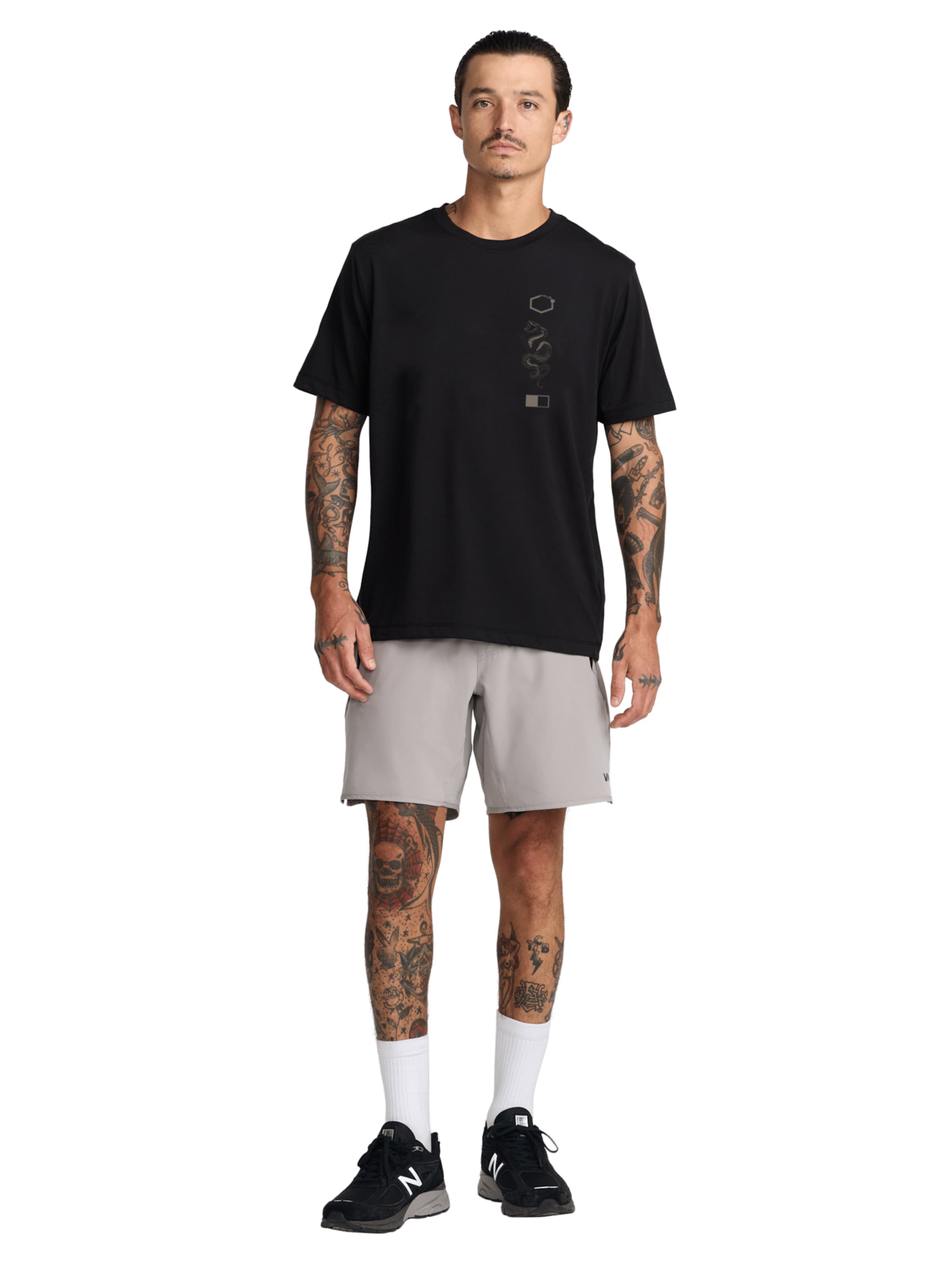 RVCA T-Shirt in Schwarz