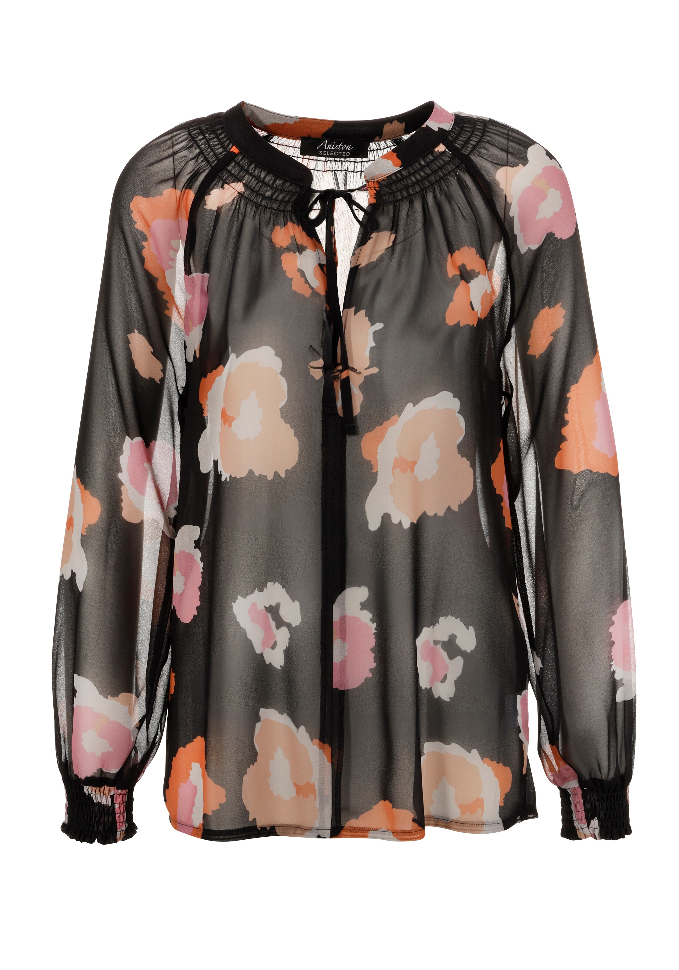 Aniston SELECTED Bluse in Schwarz: Vorderseite