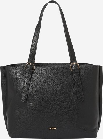 L.CREDI Shopper 'Maira' in Black: front