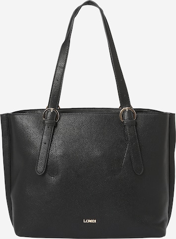 L.CREDI Nákupní taška 'Maira' – černá: přední strana