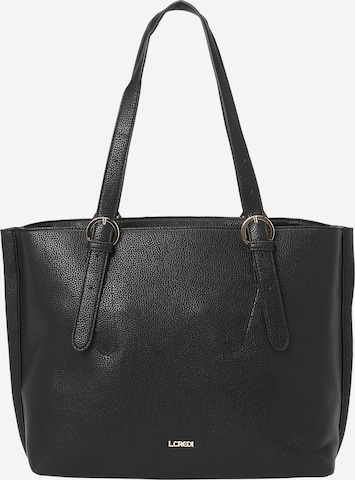 L.CREDI Shopper 'Maira' in Black: front