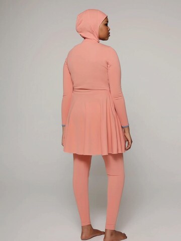 SIYA Swimwear Badeanzug 'East – Burkini/Modest' in Orange