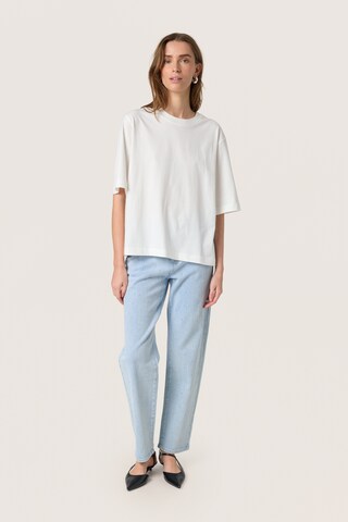 SOAKED IN LUXURY - Camisa 'SLJina' em bege