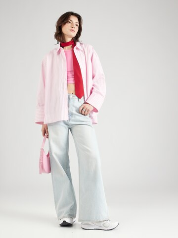 ONLY Blus 'GRACE MICHELLE' i rosa