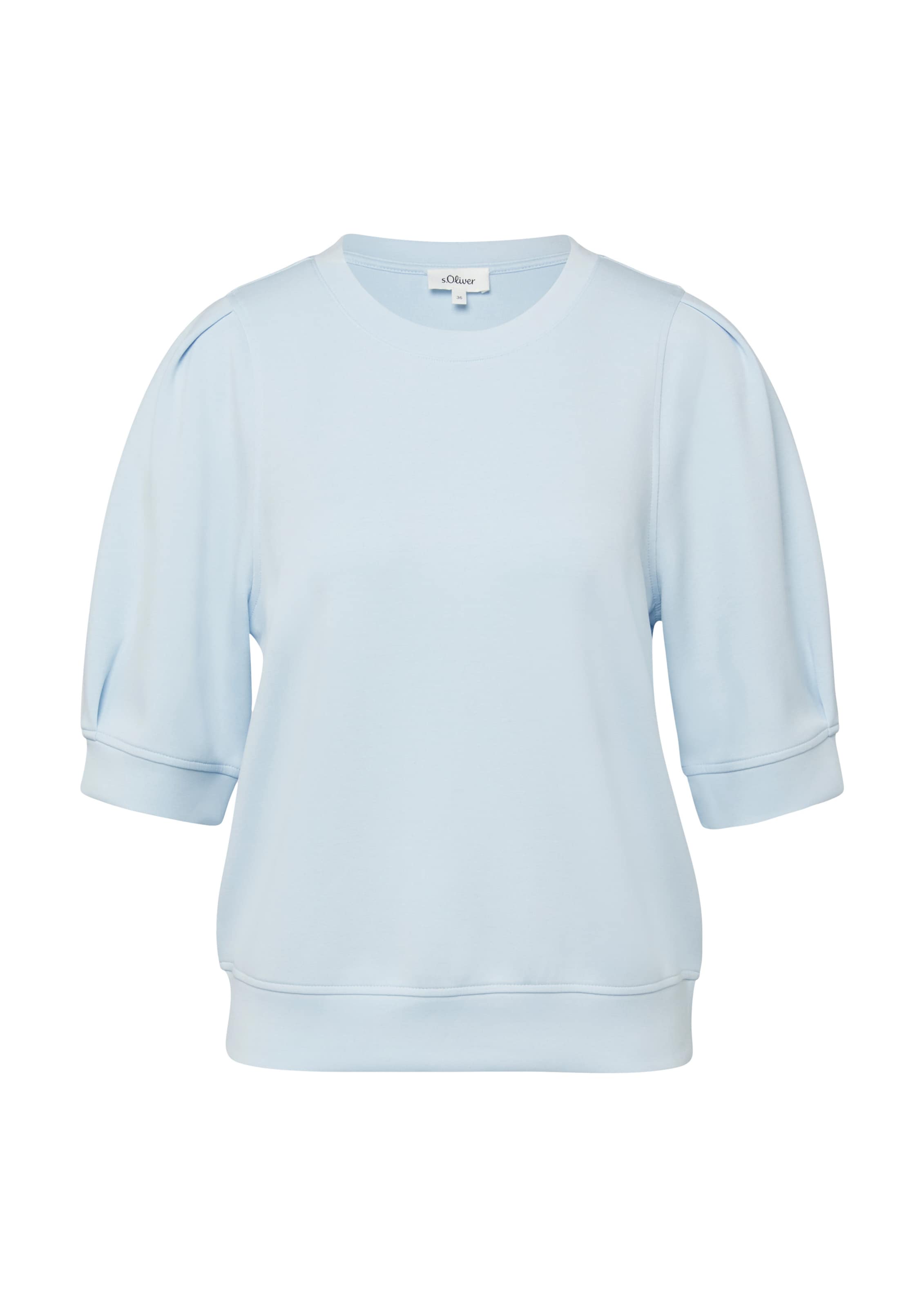 s.Oliver Sweatshirt in Blauw: voorkant