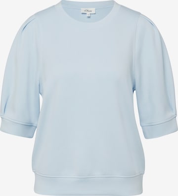 Sweat-shirt s.Oliver en bleu : devant