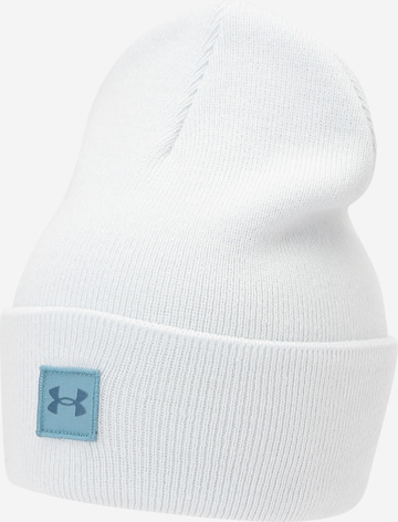 UNDER ARMOUR Sports beanie in White: front