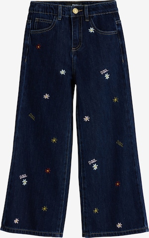 juoda Desigual Plačios klešnės Džinsai: priekis