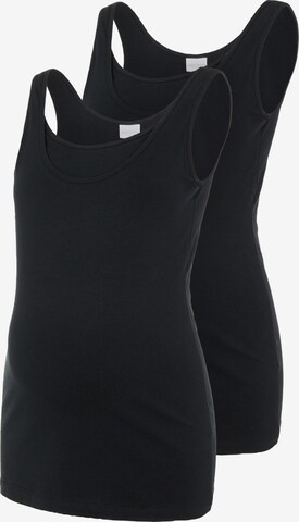 MAMALICIOUS Top 'Sia Nell' in Black: front