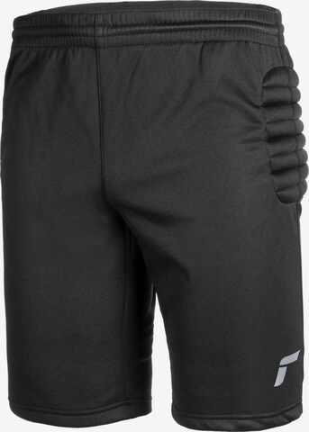 REUSCH Regular Workout Pants in Black: front